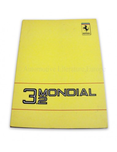 1988 FERRARI 3.2 MONDIAL INSTRUCTIEBOEKJE 517/88