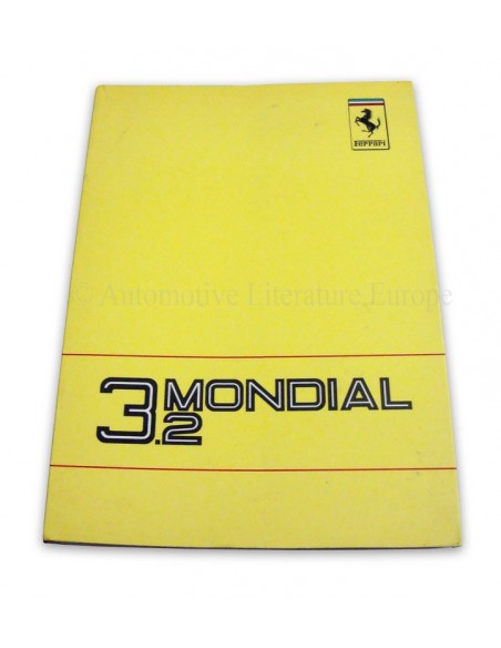1988 FERRARI 3.2 MONDIAL INSTRUCTIEBOEKJE 517/88
