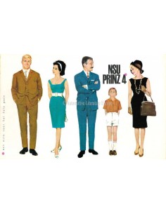 1965 NSU PRINZ 4 BROCHURE DUTCH