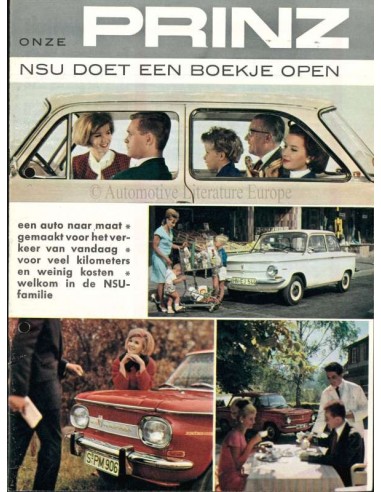 1965 NSU BROCHURE DUTCH
