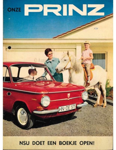 1965 NSU PRINZ BROCHURE DUTCH