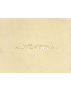 1953 BRISTOL 403 SALOON PROSPEKT ENGLISCH