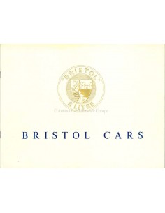 1955 BRISTOL 405 BROCHURE ENGLISH