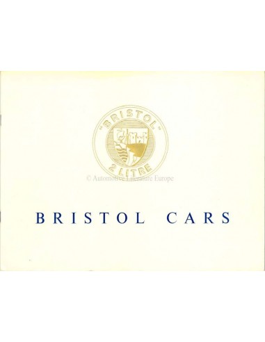 1955 BRISTOL 405 BROCHURE ENGLISH