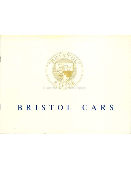 1955 BRISTOL 405 BROCHURE ENGLISH
