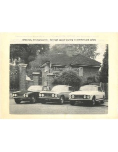 1974 BRISTOL 411 BROCHURE ENGLISH