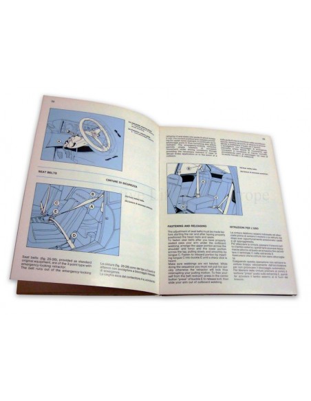1988 FERRARI 3.2 MONDIAL INSTRUCTIEBOEKJE 517/88
