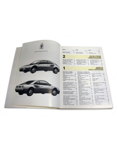 1988 FERRARI 3.2 MONDIAL INSTRUCTIEBOEKJE 497/88