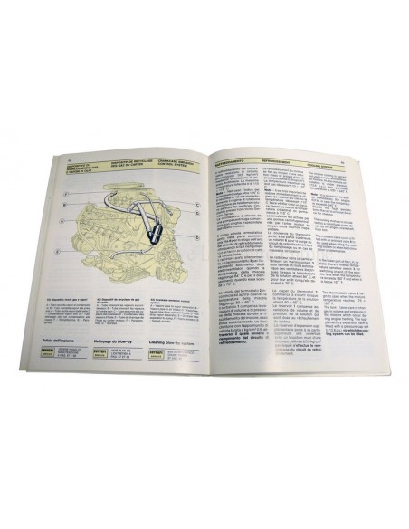 1988 FERRARI 3.2 MONDIAL INSTRUCTIEBOEKJE 497/88