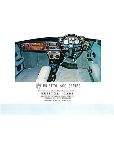 1976 BRISTOL 600 SERIES BROCHURE ENGLISH