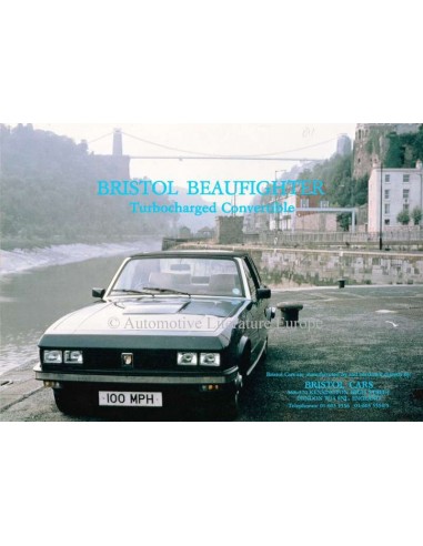 1975 BRISTOL BEAUFIGHTER PROSPEKT ENGLISCH