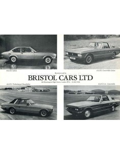 1987 BRISTOL 603 + 412 BROCHURE ENGELS