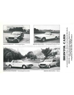 1987 BRISTOL PROGRAMM PROSPEKT ENGLISCH