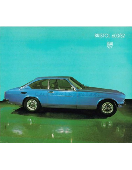 1978 BRISTOL 603/S2 BROCHURE ENGELS