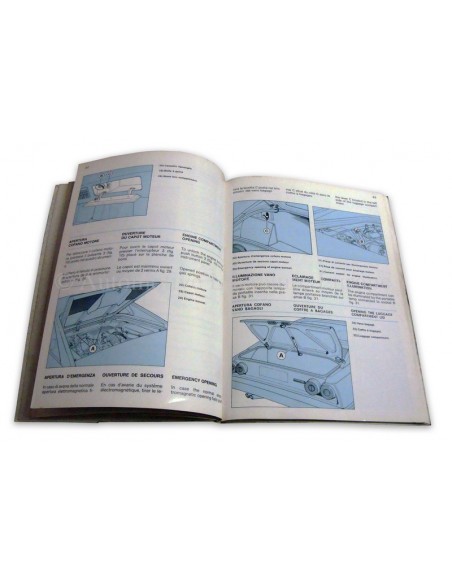 1984 FERRARI MONDIAL QUATTROVALVOLE INSTRUCTIEBOEKJE USA 308/84