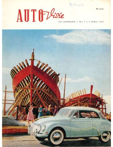 1957 AUTOVISIE MAGAZIN 7 NIEDERLÄNDISCH