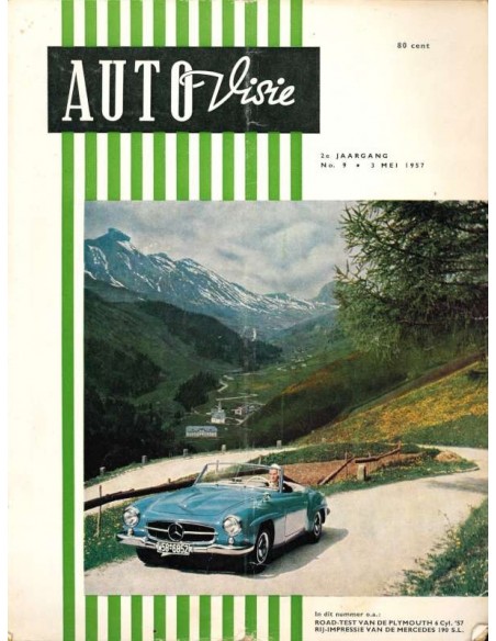 1957 AUTOVISIE MAGAZIN 9 NIEDERLÄNDISCH