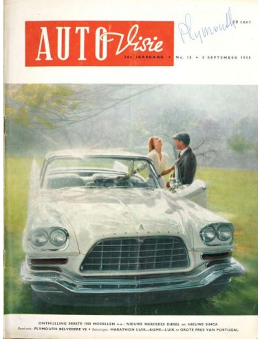 1958 AUTOVISIE MAGAZINE 18 NEDERLANDS