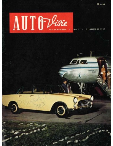 1959 AUTOVISIE MAGAZINE 1 DUTCH