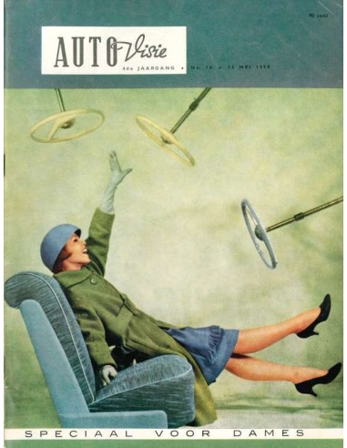 1959 AUTOVISIE MAGAZINE 10 NEDERLANDS
