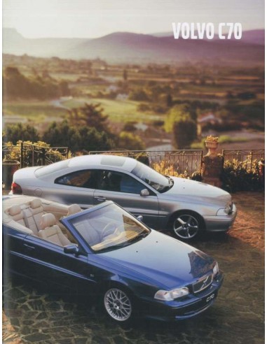 2001 VOLVO C70 COUPE / CONVERTIBLE PROSPEKT NIEDERLÄNDISCH