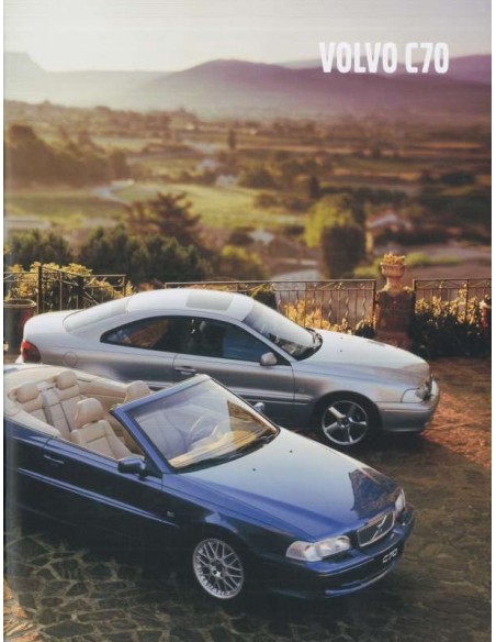 2001 VOLVO C70 COUPE / CONVERTIBLE PROSPEKT NIEDERLÄNDISCH