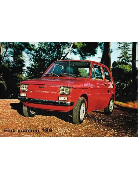 1976 FIAT GIANNINI 126 LEAFLET ITALIAANS