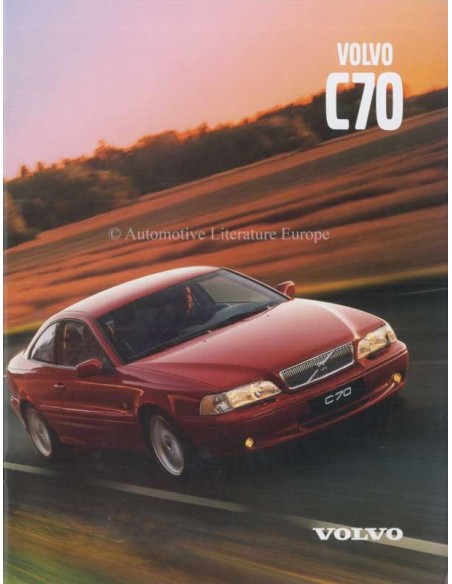 2000 VOLVO C70 COUPE / CONVERTIBLE BROCHURE DUITS