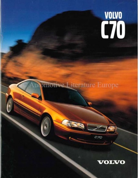 1999 VOLVO C70 COUPE / CONVERTIBLE BROCHURE DUITS