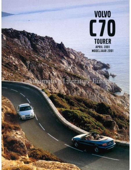 2001 VOLVO C70 COUPE / CONVERTIBLE PROSPEKT NIEDERLÄNDISCH