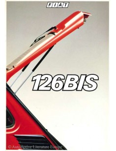 1988 FIAT 126 BIS BROCHURE ITALIAN