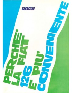 1975 FIAT 126 BROCHURE ITALIAANS