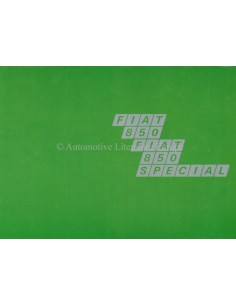 1967 FIAT 850 / SPECIAL BROCHURE NEDERLANDS