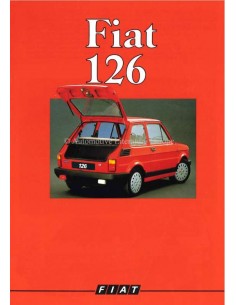 1988 FIAT 126 BROCHURE GERMAN