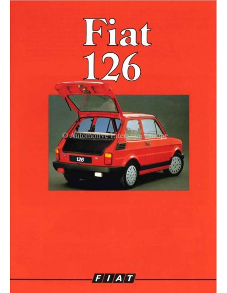 1988 FIAT 126 BROCHURE GERMAN