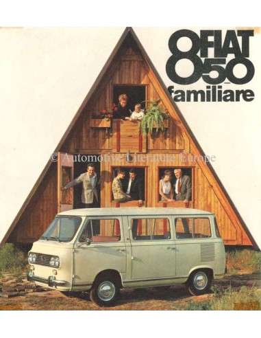 1964 FIAT 850 FAMILIARE BROCHURE
