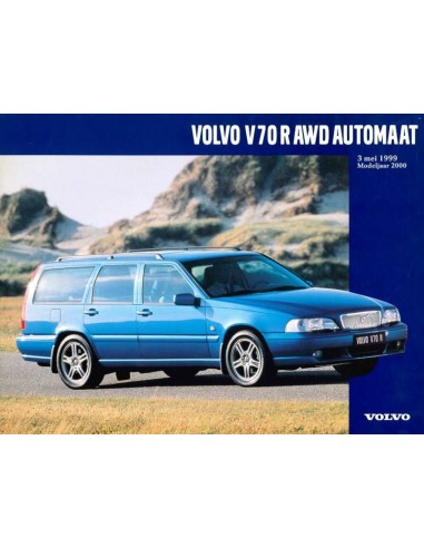 2000 VOLVO V70 R AWD DATENBLATT NIEDERLÄNDISCH