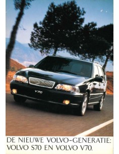 1996 VOLVO S70 / V70 BROCHURE DUTCH