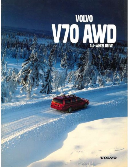 1998 VOLVO V70 AWD BROCHURE DUTCH