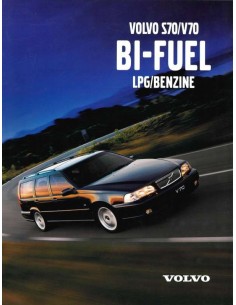 1998 VOLVO S70 / V70 BI-FUEL BROCHURE NEDERLANDS