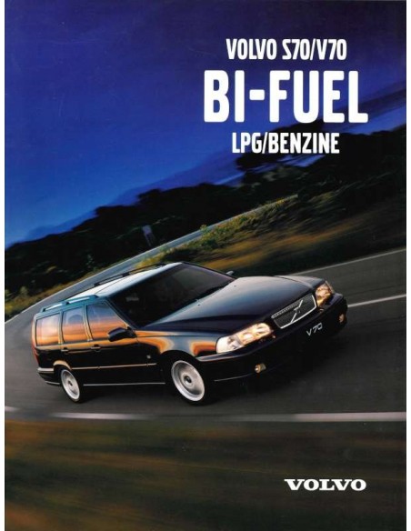 1998 VOLVO S70 / V70 BI-FUEL BROCHURE NEDERLANDS