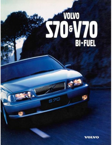 1998 VOLVO S70 / V70 BI-FUEL BROCHURE GERMAN