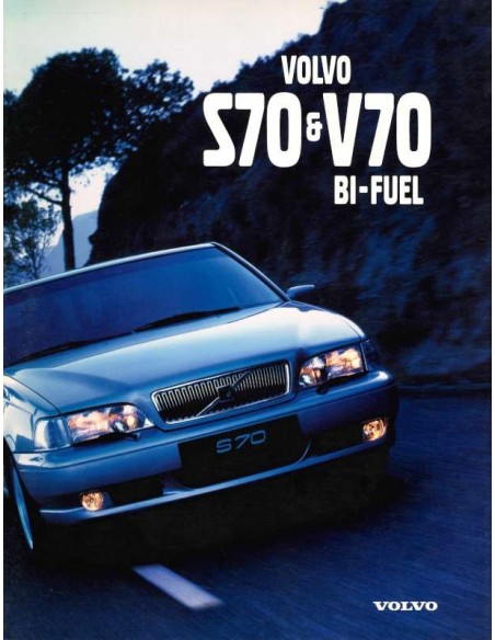 1998 VOLVO S70 / V70 BI-FUEL BROCHURE DUITS