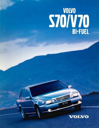 1999 VOLVO S70 / V70 BI-FUEL BROCHURE DUITS
