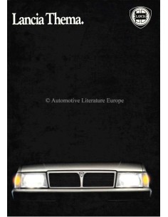 1984 LANCIA THEMA PRESSE PROSPEKT ITALIENISCH