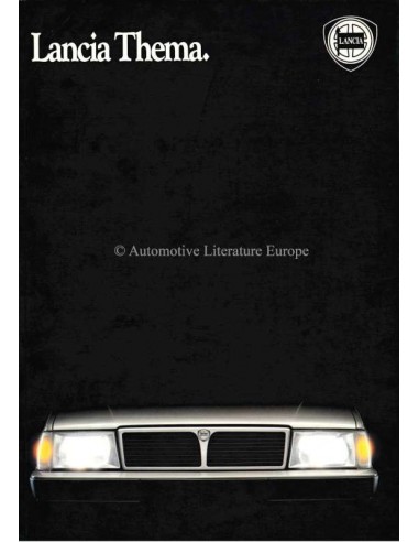 1984 LANCIA THEMA PRESSE PROSPEKT ITALIENISCH