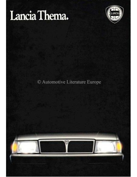 1984 LANCIA THEMA PRESSE PROSPEKT ITALIENISCH