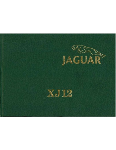 1980 JAGUAR XJ12 HARDCOVER BETRIEBSANLEITUNG NIEDERLÄNDISCH