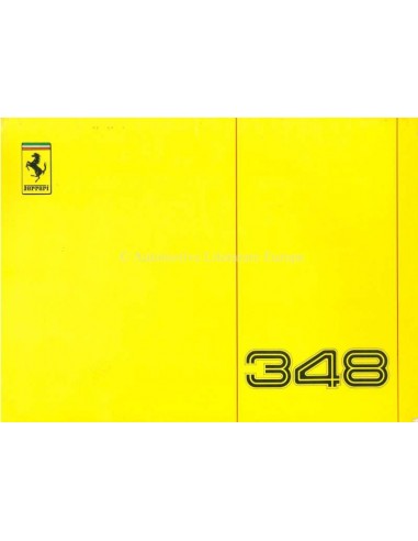 1989 FERRARI 348 TB BETRIEBSANLEITUNG 546/89