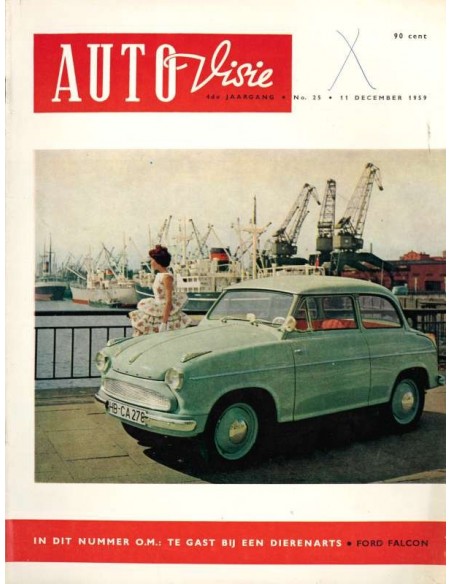 1959 AUTOVISIE MAGAZINE 25 NEDERLANDS